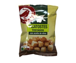Picatostes Tostados con Aceite de Oliva y Sal Producto Alcampo 75 G.
