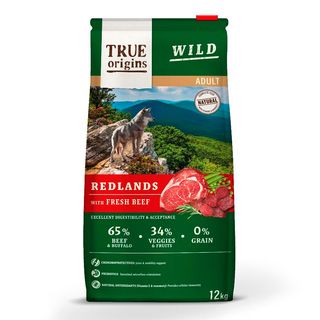 True Origins Wild Adult Redlands Ternera Pienso Para Perros 3Kg