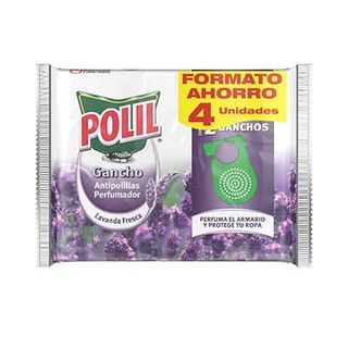 Colgador Antipolillas Lavanda Polil, Pack 4 Uds. (5000204171341)