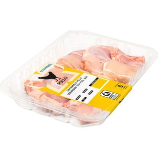 Contramuslos Pollo Sin Hueso Y Sin Piel (570 G Por Bandeja Aprox.)