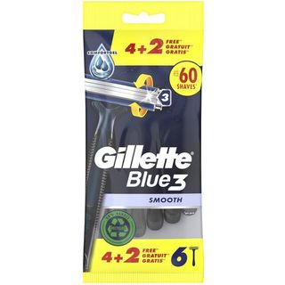 Maquinilla Desechable Blue 3 Smooth Gillette, Bolsa 4+2 Uds (26189506)