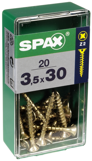 20 Paraf Cp Pozi Bicrom 3.5X30S Spax (14684285)