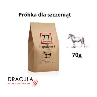 Próbka karmy 77 Petfood Junior Napoleon I z koniną 70g
