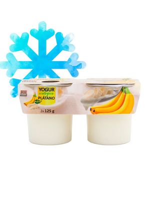 Yogur Sabor a Plátano 2uds Bio Cesta