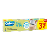 Atún Claro Bajo En Sal Aceite Oliva Calvo Pack 3