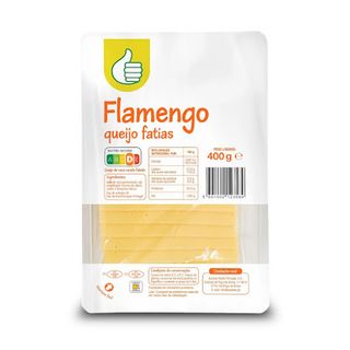 QUEIJO FLAMENGO POLEGAR FATIAS 400GR