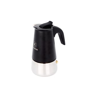 Caffettiera induzione 2 tazze - nero