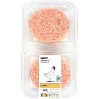 Hamburguesa De Pollo Eroski, Bandeja 360 G