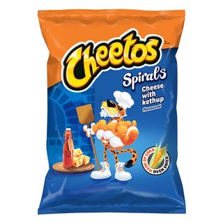 Cheetos Chrupki Spirals o smaku serowo-ketchupowym, 110 g