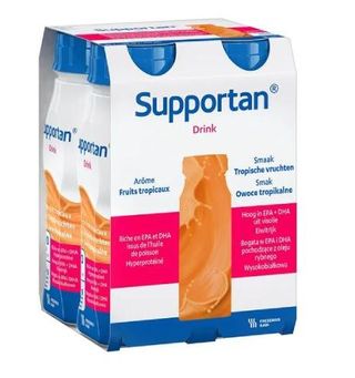 Supportan Drink o smaku owoców tropikalnych 4 but. x 200 ml