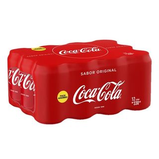 COCA COLA Refresco Cola Lata 330Ml, Pack-12
