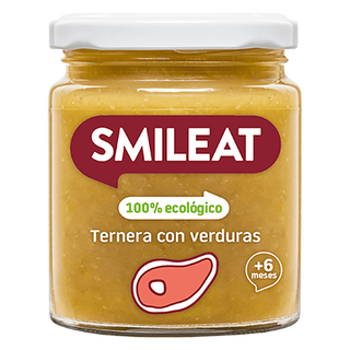 Tarrito Ecologico De Ternera C/ Verduras Smileat 230 G