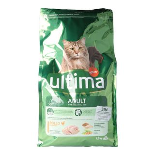 Comida Gato Pollo/Arroz Ultima Cat 1,5 Kg