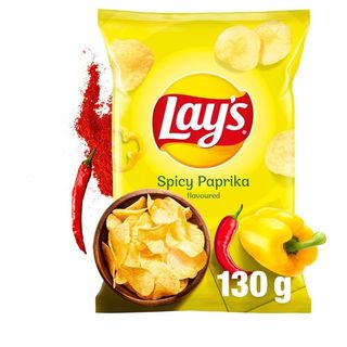 Lay's Chipsy ziemniaczane o smaku pikantnej papryki 130 g