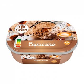 Tarrina Capuccino Carrefour 602G 1000 Ml.