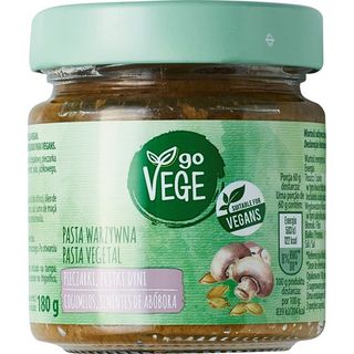Go Vege Pasta warzywna pieczarki pestki dyni, 180 g