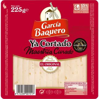 GARCÍA BAQUERO Queso Curado Cortado 225 G