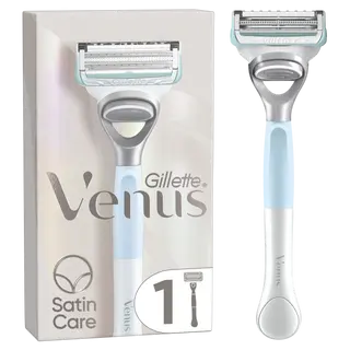 Folha de depilação para áreas íntimas e virilhas Venus Satin Care + 1 recarga - Gillette - Barbear Foil + 1 Recarga 8700216073349