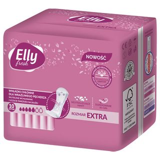 Elly Fresh Wkładki chlonne, rozmiar Extra, 10 szt.