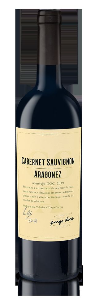 Vinho Tinto Alentejo Pingo Doce Cabernet Sauvignon Aragonez 75CL
