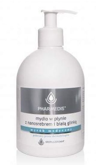 Pharmedis Mydło w płynie ze srebrem i białą glinką 500 ml