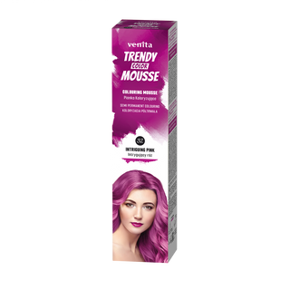 Venita Trendy Color Intrygujący Róż koloryzująca pianka do włosów