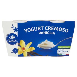 Carrefour Classic Yogurt Cremoso Vaniglia 2 x 125 g