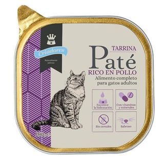 Criadores Adulto Pollo En Paté Tarrina Para Gatos 0.1Kg
