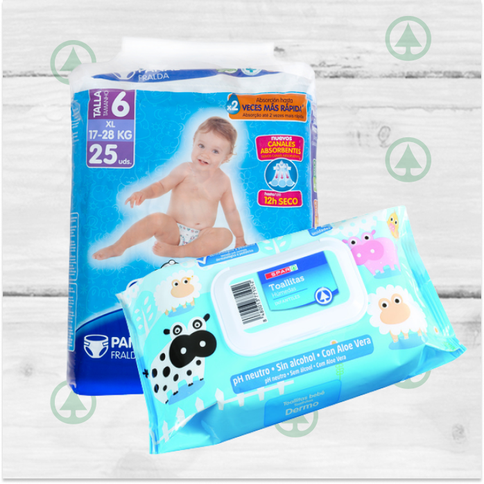Toallitas y Pañales