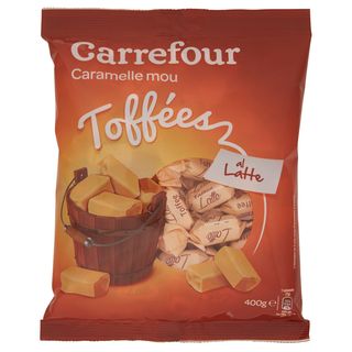 Carrefour Toffées al Latte Caramelle mou 400 g