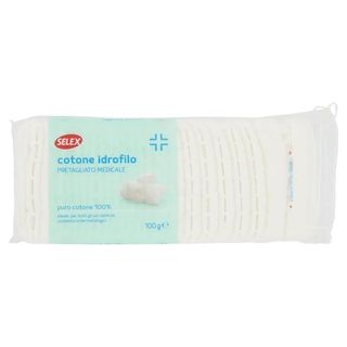 Selex Cotone Idrofilo Medicale Pretagliato 100 g