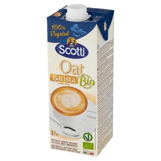 Boisson végétale d'avoine et barista bio sans sucres ajoutés 1L - SCOTTI