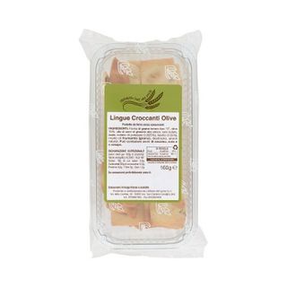 Cuor di Terra le Specialita` - Lingue croccanti alle olive 150 gr