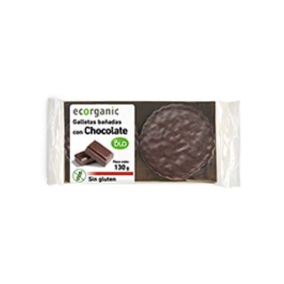 Galletas Chocolate Sin Gluten Ecorgan Eco 130 Gr.