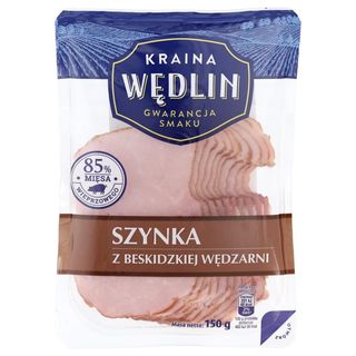 Kraina Wędlin Szynka z beskidzkiej wędzarni 150 g