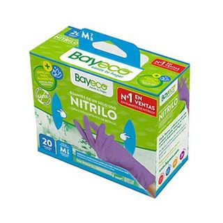 Guantes De Nitrilo Talla M Bayeco, Caja 20 Uds. (8430117900221)