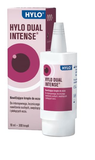 Hylo Dual Intense, Nawilżające krople do oczu z ektoiną