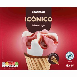 Gelado Icónico Morango Continente (emb. 720 ml (6 un))