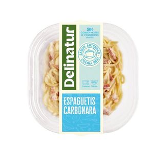 Espaguetis Carbonara Delinatur 280Gr