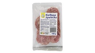 Auchan - Kiełbasa żywiecka podsuszana w plastrach - 100 g