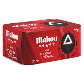 Cerveza Mahou 5 Estrellas Lata 12 X 33 Cl
