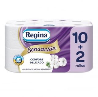 Papel Higiénico Sensación Regina 10 Rollos.