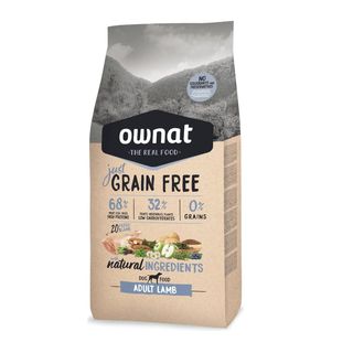 Ownat Adult Just Grain Free Cordero Pienso Para Perros 3Kg