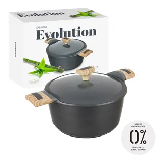 Casseruola 24 cm - con coperchio Evolution