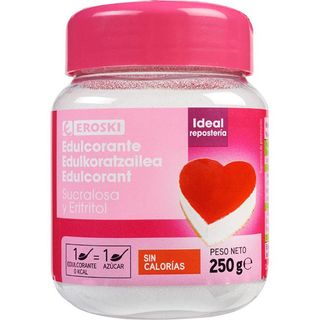 Edulcorante Sucralosa En Polvo Eroski, Bote 250 G (25949694)