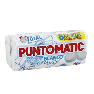 Deter.Pastillas Puntomatic Blanco Puro. 8 Uds (152978)