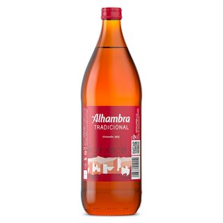 Cerveza Tradicional Alhambra Botella 1 L