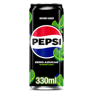 Pepsi Zero Azúcar Sabor Lima 330 Ml