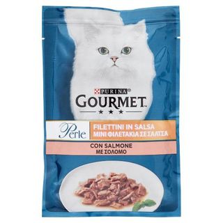 Purina Gourmet Perle Filettini In Salsa Con Salmone 85 G - 191858