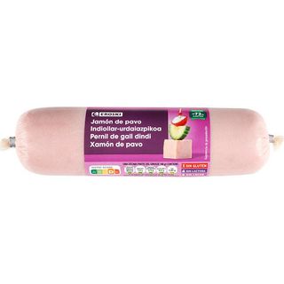 Jamón De Pavo Mini Eroski, Pieza 400 G (25961244)